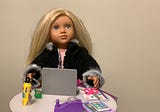 I hired my daughter’s doll as my first employee