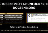 Team tokens 20-year unlock schedule revealed