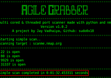 Faster your NMAP scan with “Agile Grabber”