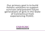 Member Highlight — The Connecticut Coalition to End Female Genital Mutilation/Cutting (FGM/C)