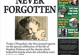 Remembering the victim, not the killer: Weekly’s special front marks tragic events of 1978