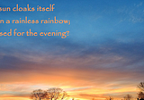 Haiku for a Winter’s Eve