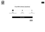 PDF2Notion: From PDF to Notion, Seamlessly