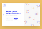 The journey of my Daily UI for 100 days