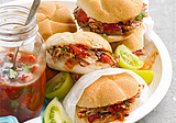 Pulled Pork with Strawberry BBQ Sauce