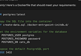 Fixing problem with Docker container not starting with docker build with --build-arg and Dockerfile…