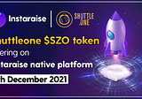 Shuttleone $SZO token offering on Instaraise