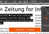 Underware nos trae Zeitung Flex™, una fuente variable con extensión para Adobe