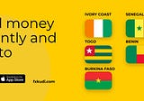 FXKudi now helps you send money to six countries in Africa