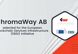ChromaWay AB selected for the EBSI initiative