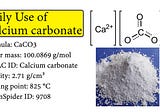 Daily use of Calcium Carbonate