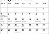 August 2020 Calendar With Holidays