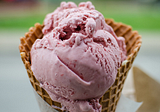 Cherry Wasabi Ice Cream Cone