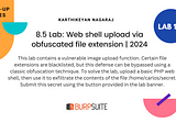 8.5 Lab: Web shell upload via obfuscated file extension | 2024