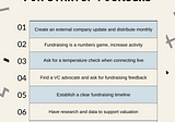 10 Fundraising Tips for Founders