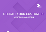 Delighting Your Customers; Customer Marketing.