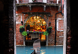 Balconies, Venice, Italy