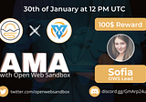 AMA Recap: Mega Ventures x Open Web SandBox