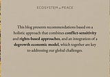 Stockholm+50: Why human rights and conflict-sensitivity are central