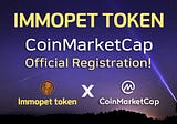 THE IMMOPET TOKEN OF THE AMITOS FOUNDATION HAS BEEN REGISTERED IN THE COIN MARKET CAP.