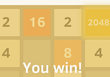 2^3 lessons I learned from 2048