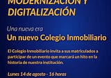 El Colegio Profesional Inmobiliario de la Ciudad de Buenos Aires (CPI — CUCICBA) presentará la…