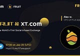 Fruit’s team is going to join XT.com Exchange’s AMA