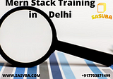 Mern Stack Training In Delhi