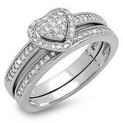 Heart Shaped Diamond Engagement Rings