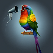 Sarcastic Ranting Rainbow Bird