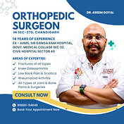 Dr. Aseem Goyal | Orthopedic Doctor in Chandigarh