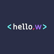 <hello,w>