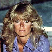 Farrah Fawcett Cansada