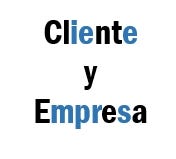 Cliente y Empresa