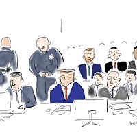 Live-Drawing The Manhattan Trump Trial