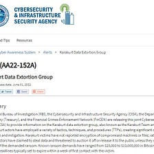 Warning: New cyber criminal group Karakurt is extorting millions of companies around the world