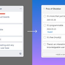 Move from Trello to Obsidian Kanban boards with this simple bookmarklet