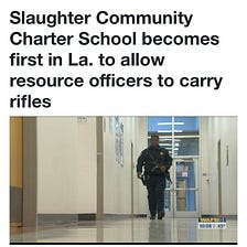 The Slaughter Schoolhouse: Why carrying rifles all day is a bad idea