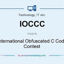 Jim Hague and his code for the IOCCC