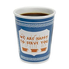 NYC Greek Coffee Cup