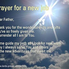 Prayers For A New Job