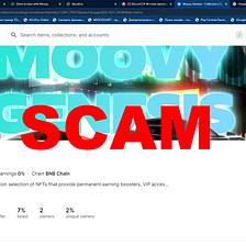 Scamers in Moovy and how to avoid Scams