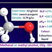 What is methanol or methyl alcohol?