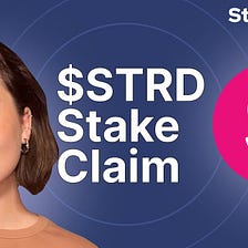 How to stake $STRD?