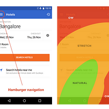 [Design nuances] Cleartrip Android navigation