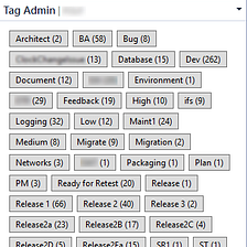 New Work Item Tag Manager Visual Studio Extension