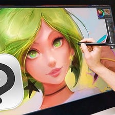 Drawing Tablet for Sketching and Painting in Clip Studio Paint