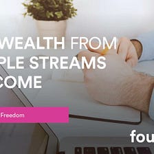 Multiple streams of income (infographic). Build wealth from many sources