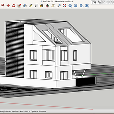 Day 7 of My 30 Days of Architectural Design In SketchUp Challenge