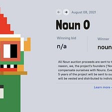 Nouns DAO — A Template for the Future of Decentralized Governance